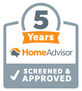 5 years screened and approved by home advisor